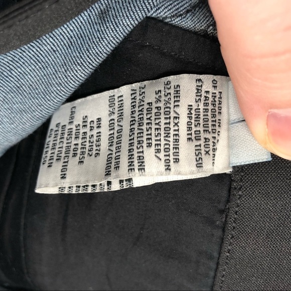 HELMUT LANG Skinny Jeans Pull On Stretch Denim Black Waistband 28 Made in USA - Picture 8 of 9